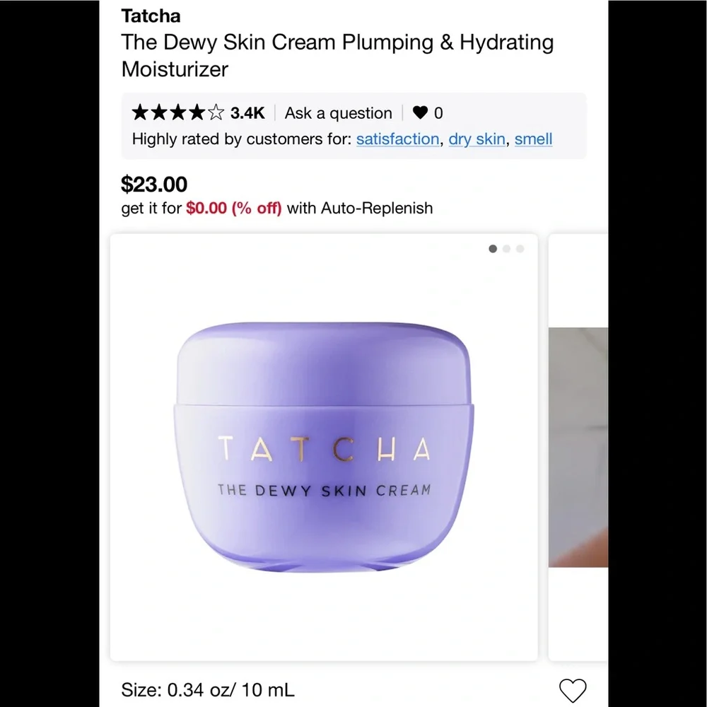 Tatcha quantity never